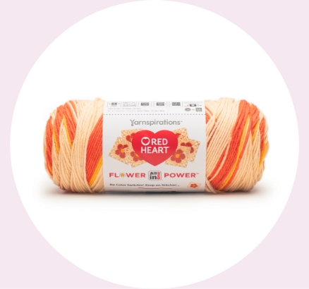 Red Heart All In One Flower Power Yarn