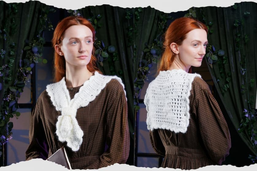 Free Crochet Sailor Collar Pattern