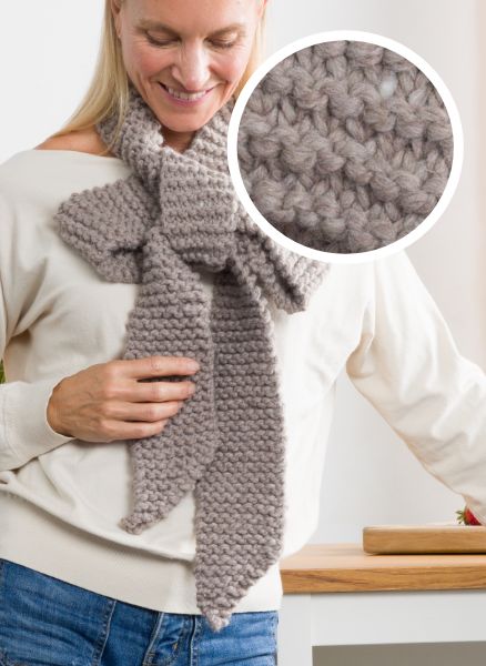 Free Edgepoint Knit Scarf Pattern