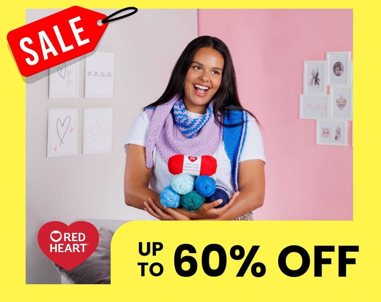 Up to 60% Off - Red Heart Comfort & With Love