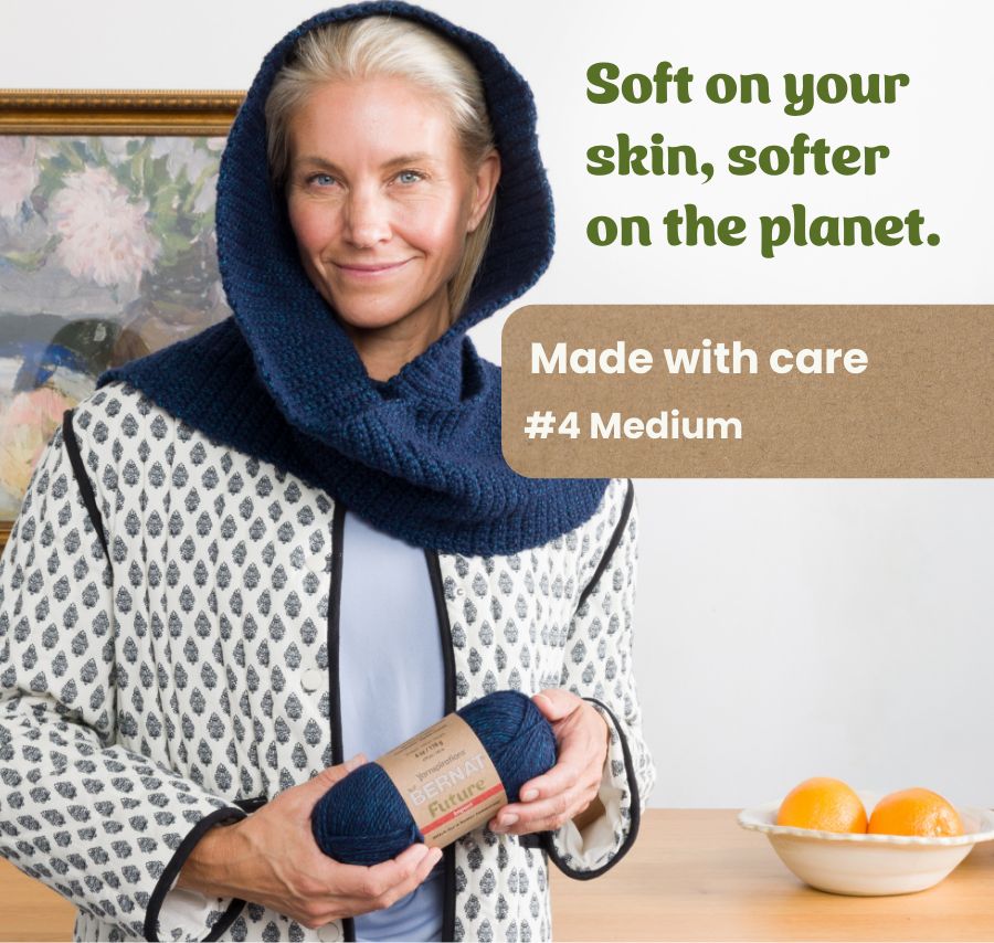 Free Whimsy Wrap Crochet Hooded Scarf Pattern