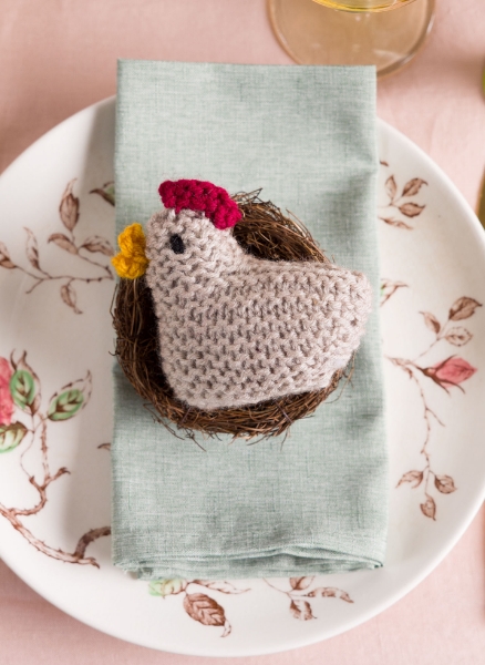 Free Knit Chicken Toy and Egg Cozy Pattern