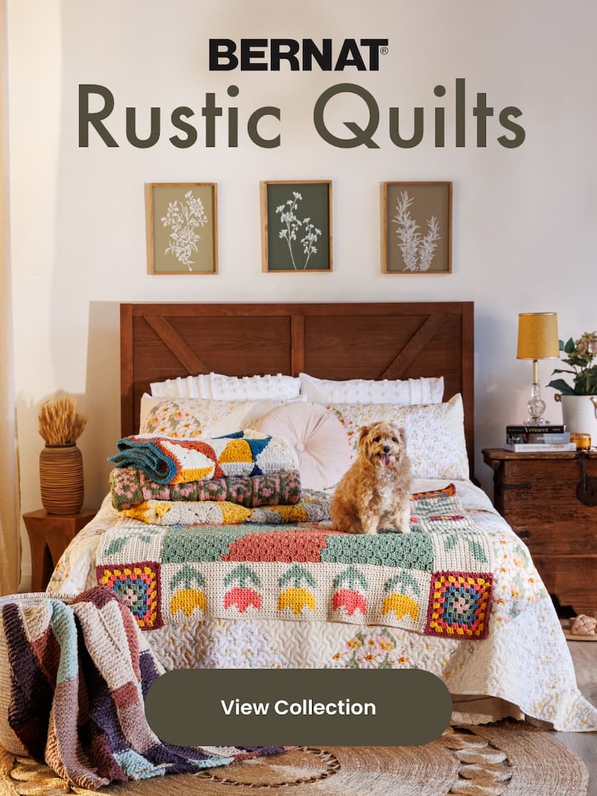 Free Bernat Rustic Quilts Pattern Roundup