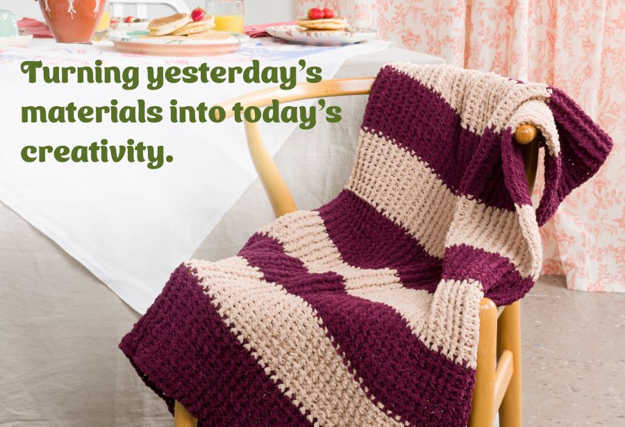  Bernat Free Knit Brioche Blanket Pattern