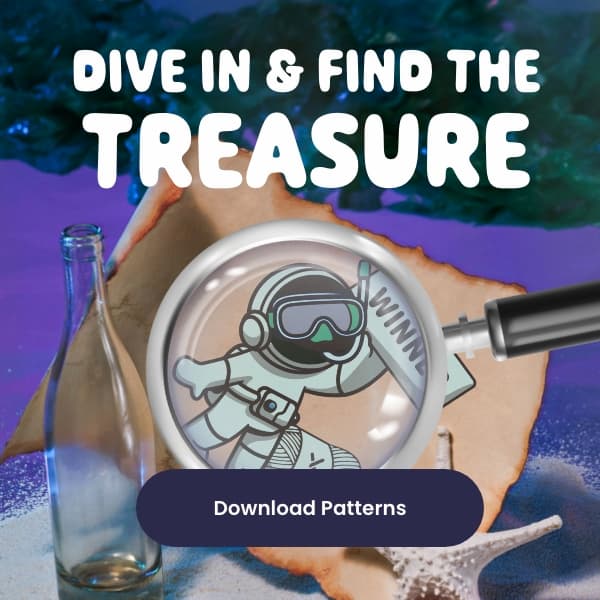 Download our patterns to find the hidden snokeler 