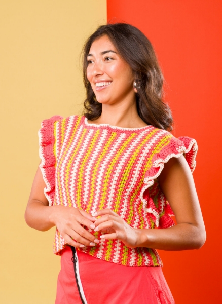 Fruit Roll Up Crochet Top Pattern