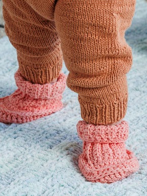 Free Lily Little Crochet Baby Booties Pattern
