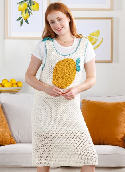 Free Citrus Twist Crochet Dress Pattern