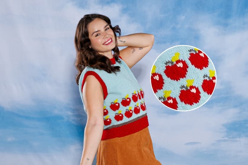 Free Red Delicious Knit Vest Pattern