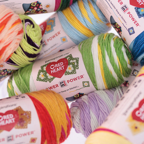 Red Heart All In One Flower Power Yarn