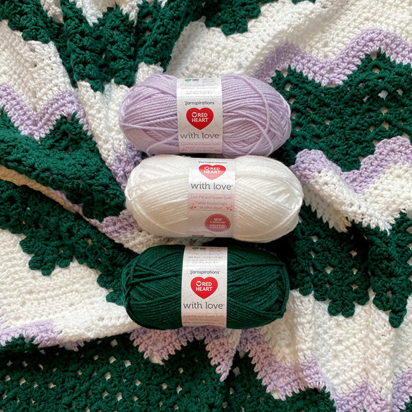 Red Heart With Love Low Pill Yarn