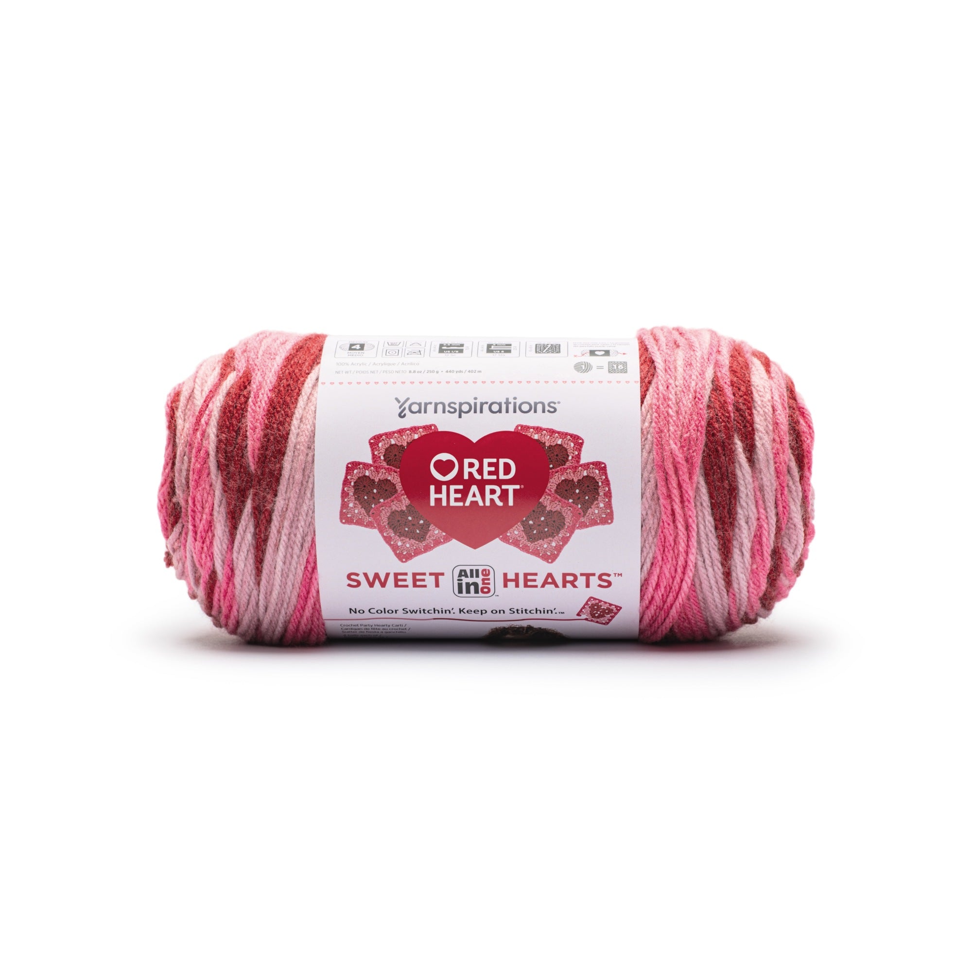 Image of Red Heart All In One Sweet Hearts Yarn (250g/8.8oz)