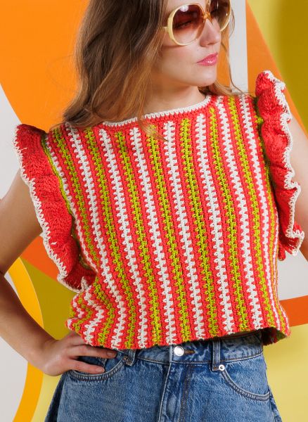 Free Fruit Roll up Crochet Top Pattern