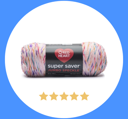 Red Heart Super Saver Jumbo Speckle Yarn