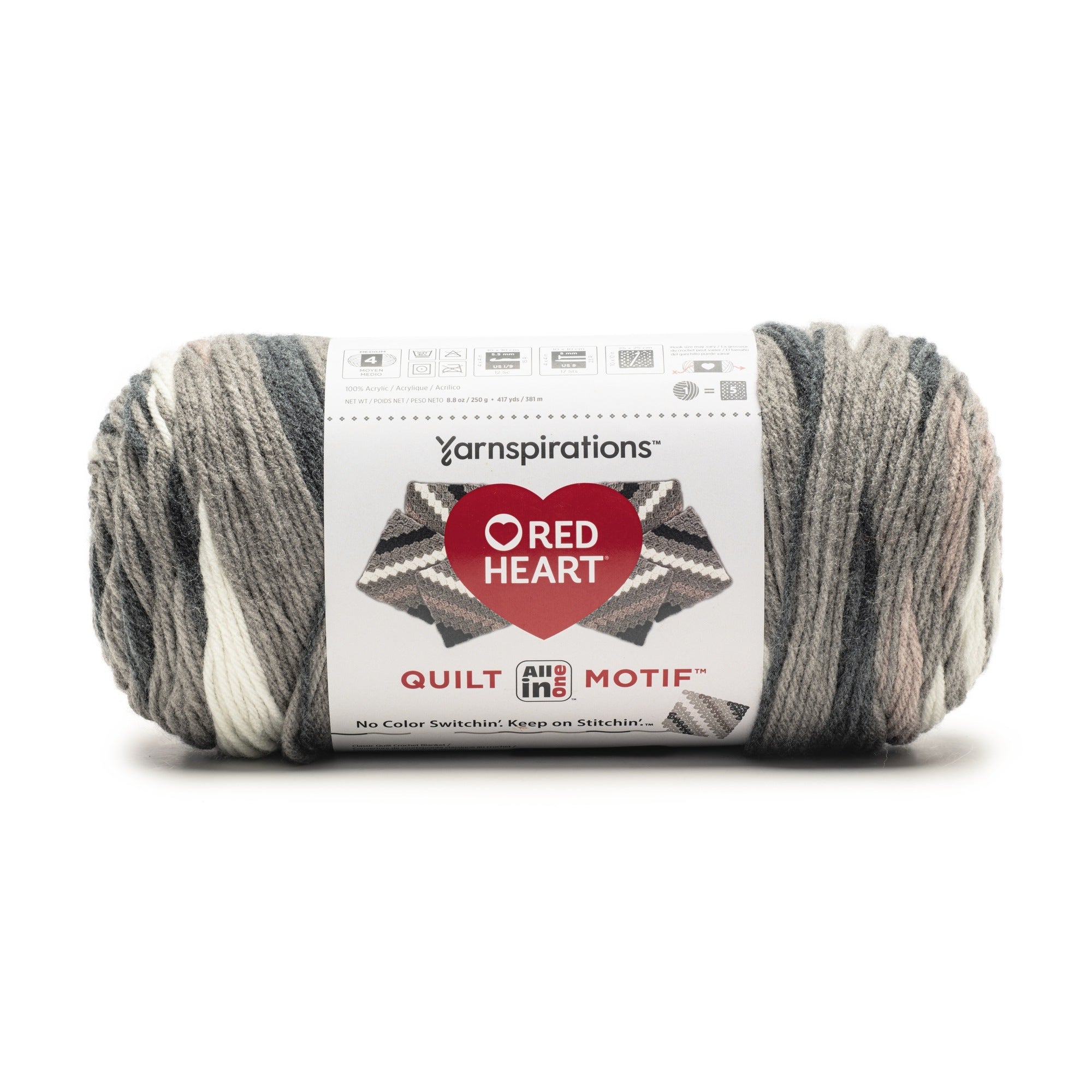 Image of Red Heart All In One Quilt Motif Yarn (250g/8.8oz)