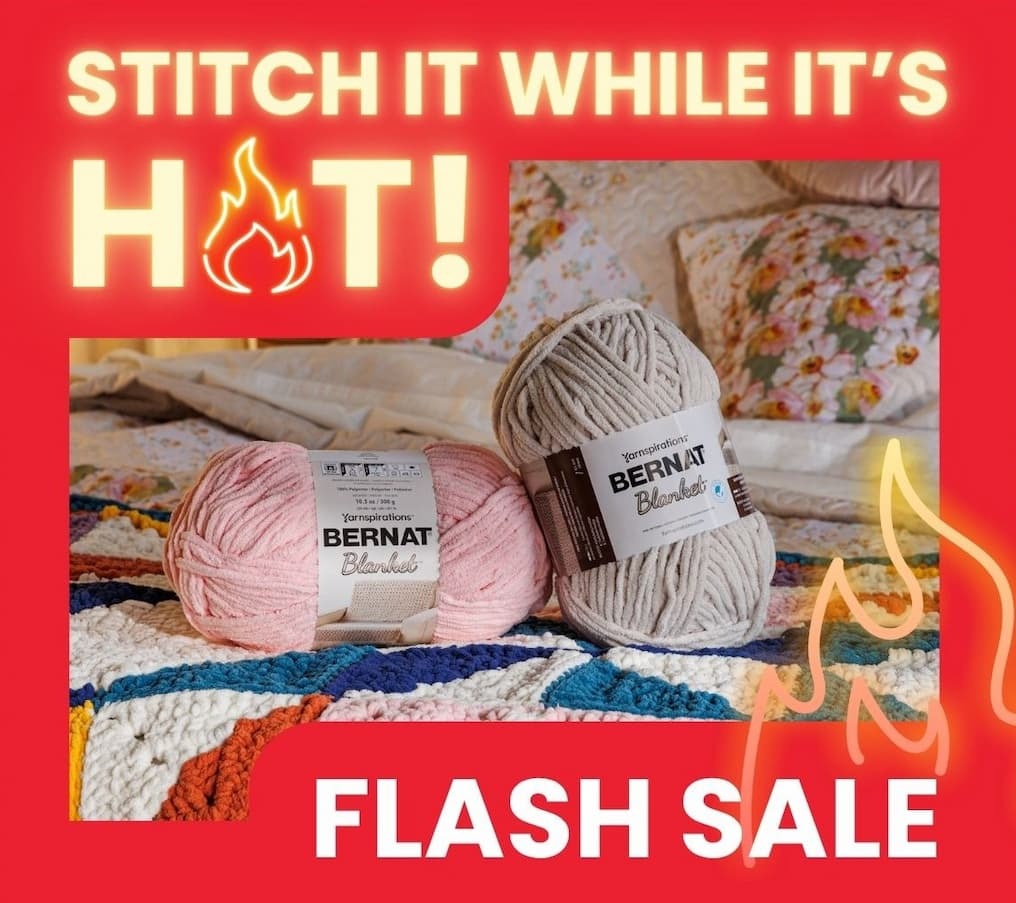 50% Off on Bernat Blanket yarns - Flash Sale