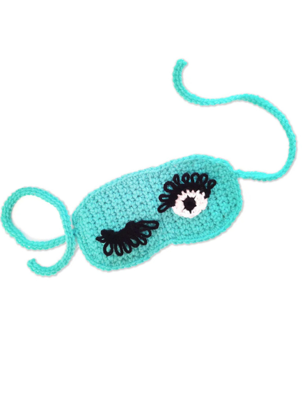 Free Fomo Crochet Sleep Mask Pattern