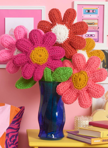 Free Crochet Daisy Bouquet Pattern