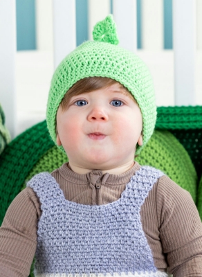 Free Baby Sprout Crochet Hat Pattern