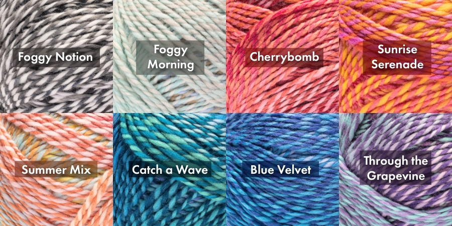 8 NEW Shades - Bernat Harmony