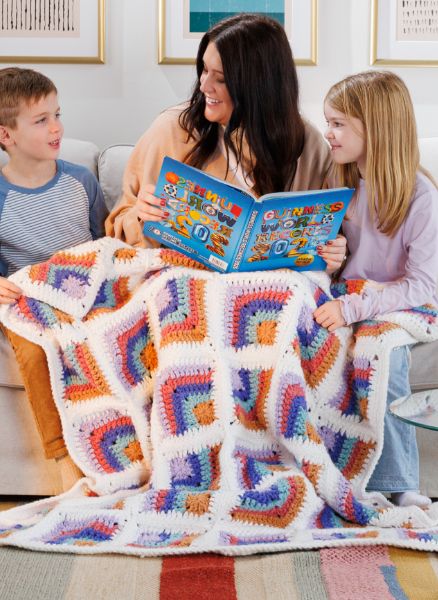 Free Bright Side Crochet Blanket Pattern