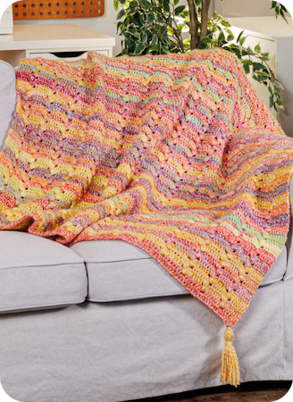 Free Summer Harmony Crochet Blanket Pattern