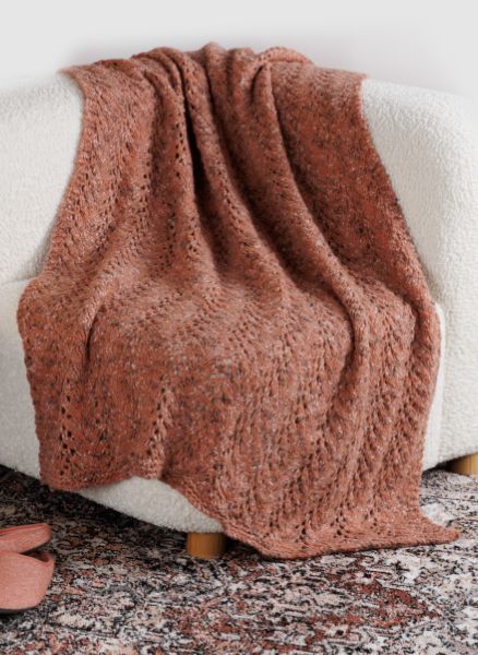 Free Knit Lace Blanket Pattern