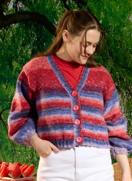 Free Knifty Knit Cardigan Pattern