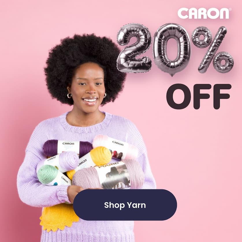 Save 20% Off Caron Yarns