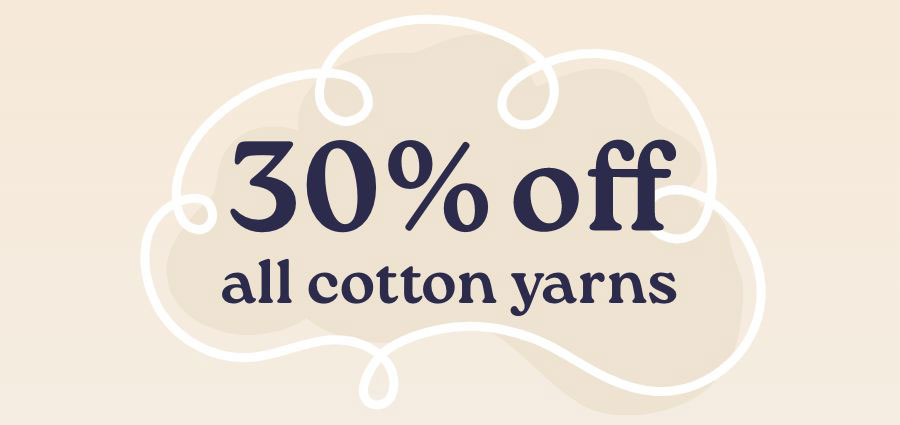 30% Off All Cotton Yarns
