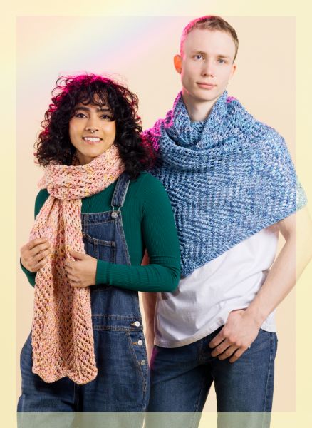 Free Open Chevron Knit Shawl Pattern