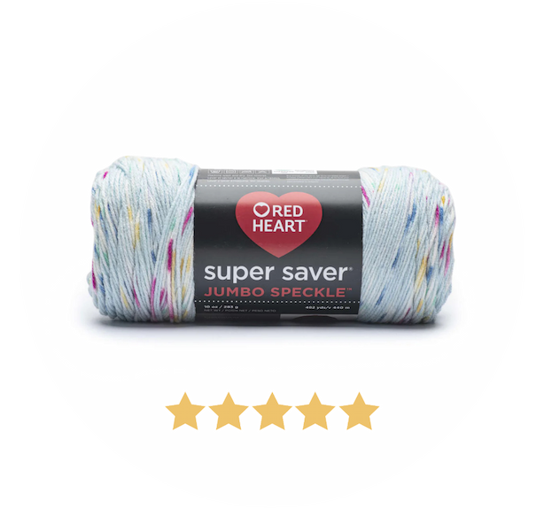 Red Heart Super Saver Jumbo Speckle Yarn
