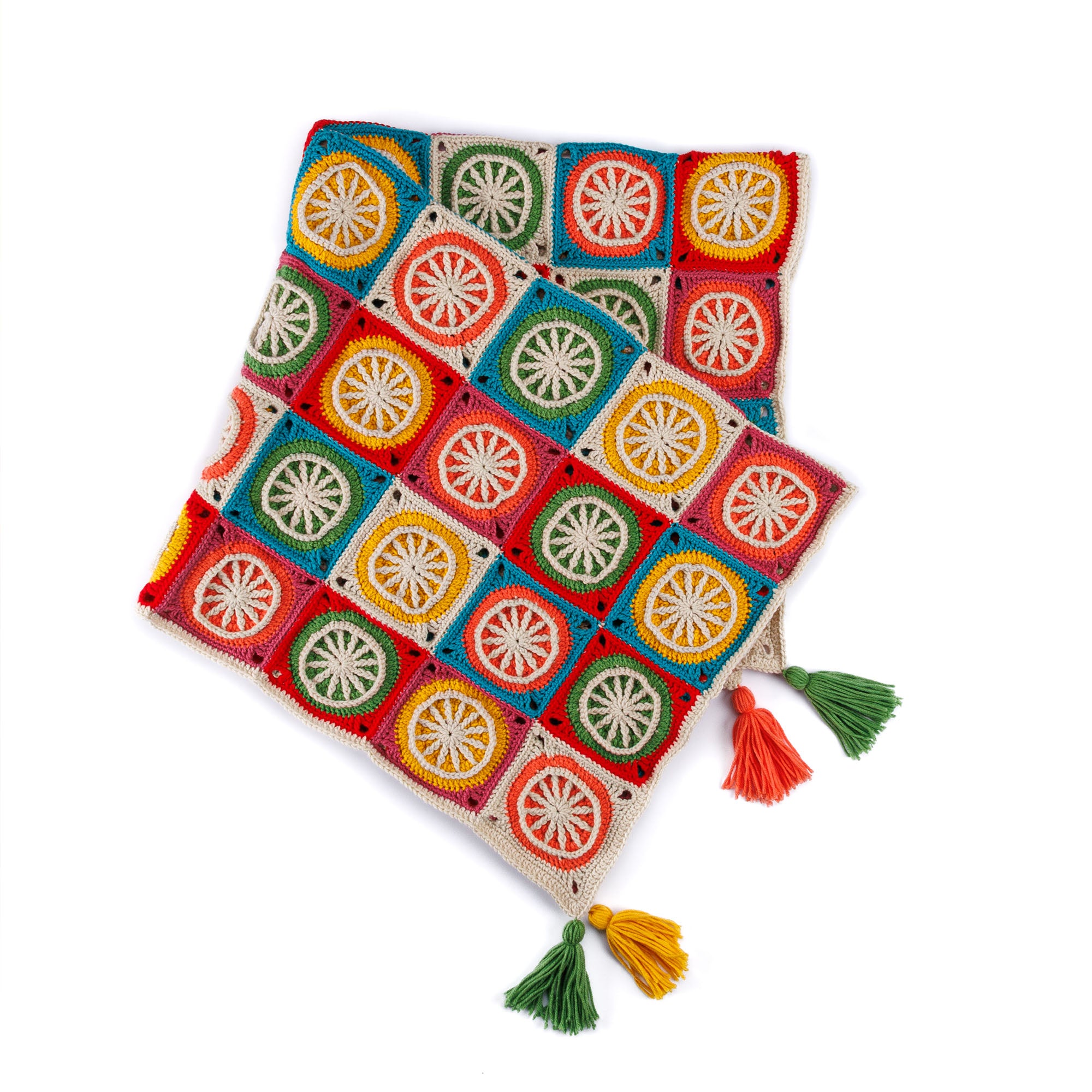 Image of Caron Fresh Squeezed Crochet Blanket