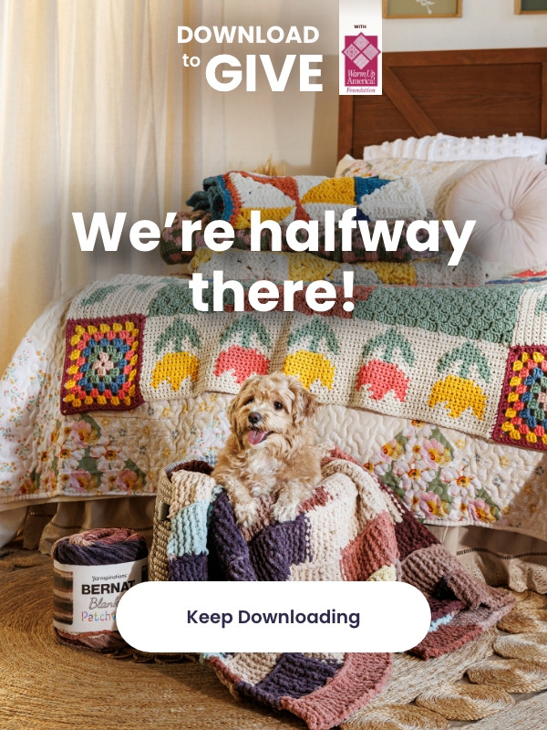 Download a pattern, we donate to Warm Up America