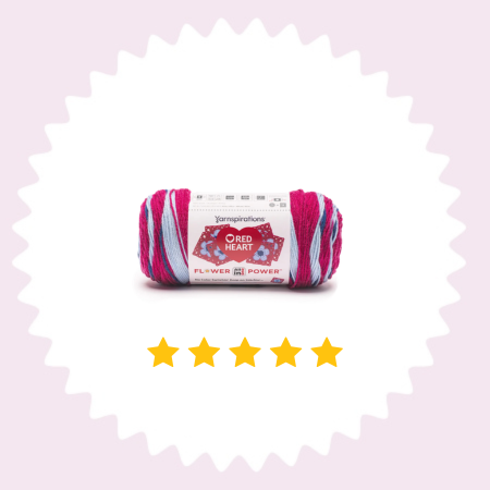 Red Heart All in One Flower Power- 40% Off