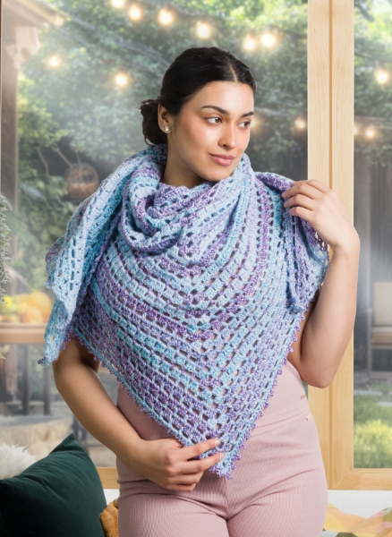 Free Crochet Breezy Day Shawl Pattern