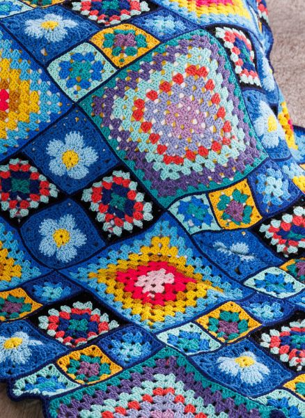 Free Patchwork Dreams Crochet Blanket Pattern