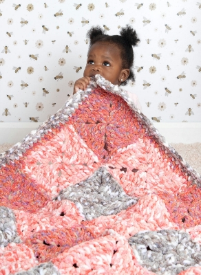 Free Crochet Gingham Blanket Pattern