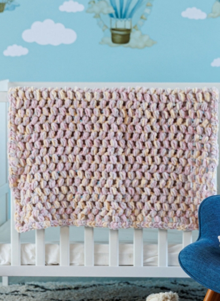 Free Puffs a Plenty Crochet Baby Blanket Pattern