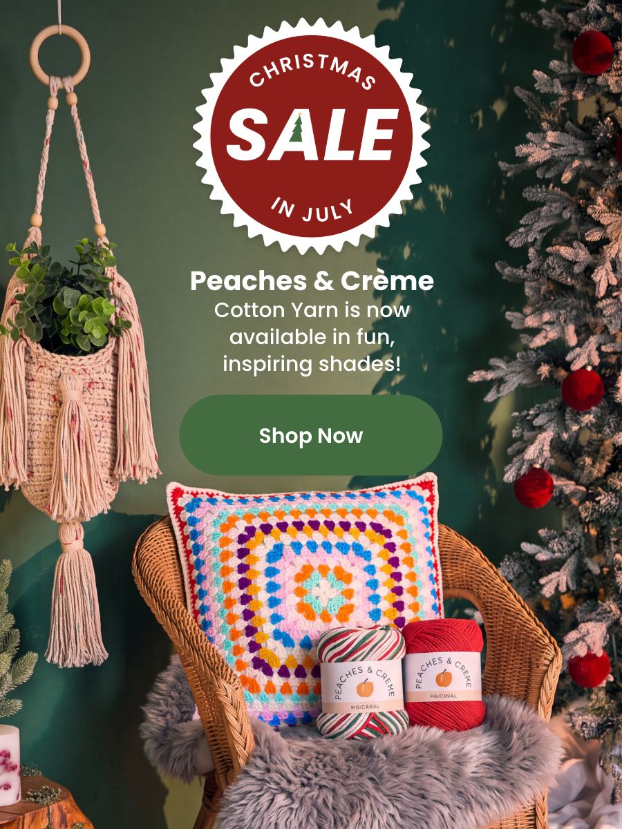 35% Off Peaches & Creme Yarn