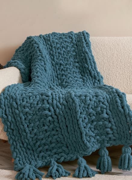 Free Cozy Does It Garter Knit Blanket Pattern