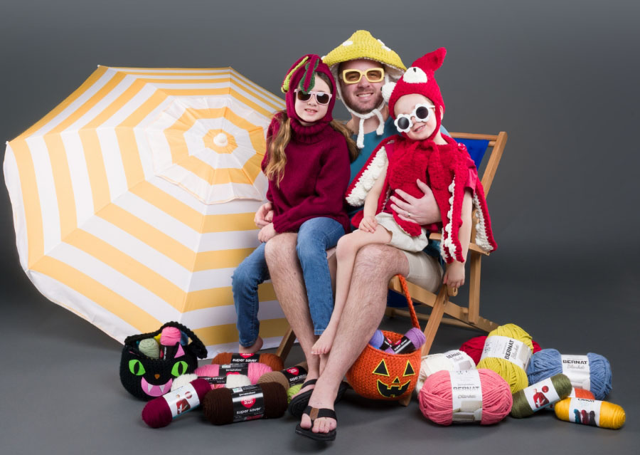 Summerween Patterns: Hats, headbands, sweaters in the spirit of halloween.