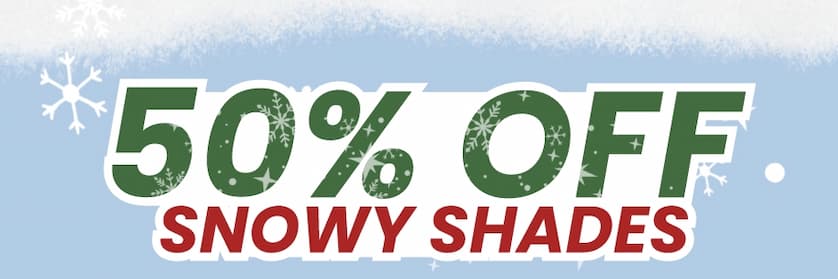50% Snowy Shades