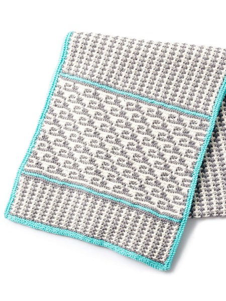 Free Mosaic Knit Table Runner Pattern