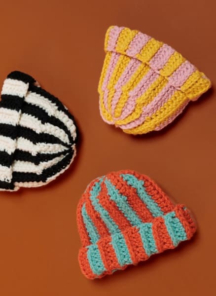 Free Rad Stripes Crochet Hat Pattern