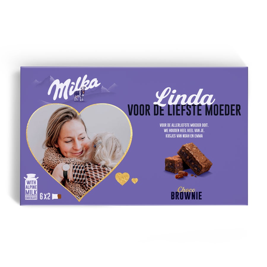 Gepersonaliseerde Milka brownies