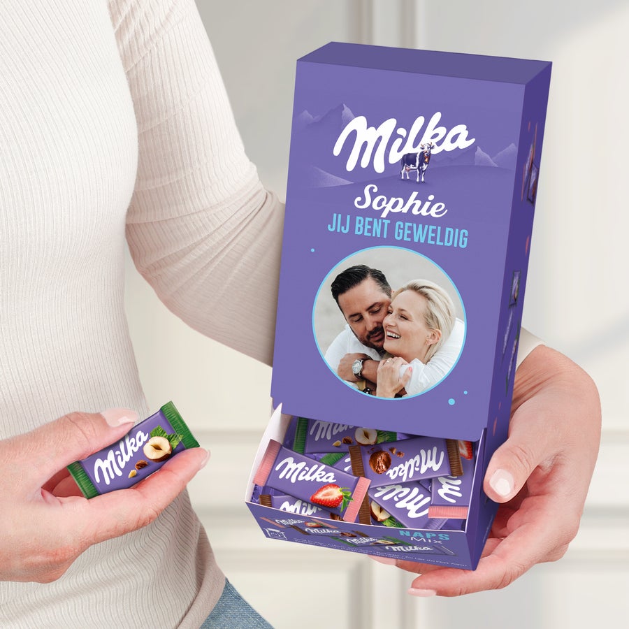 Gepersonaliseerde Milka dispenser