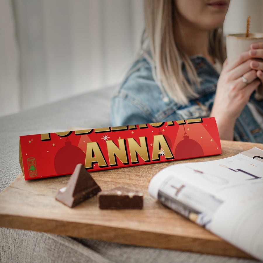 Gepersonaliseerde Toblerone kerst