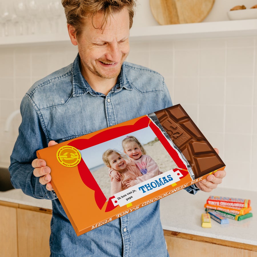 Mega Tony's Chocolonely met foto