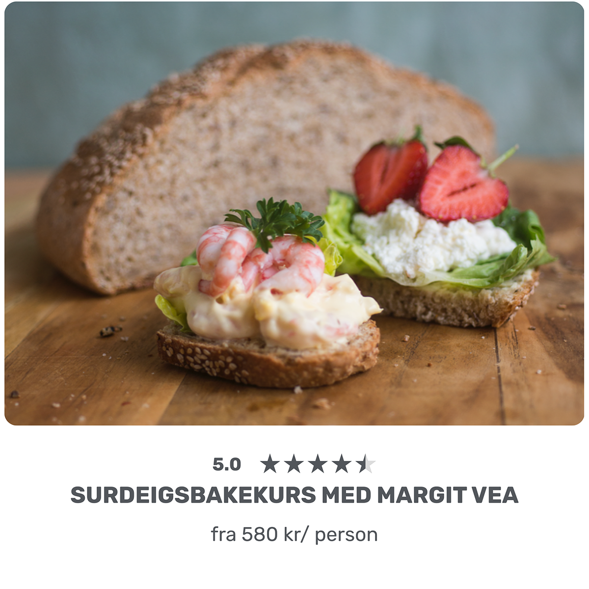 Surdeigsbakekurs med Margit Vea